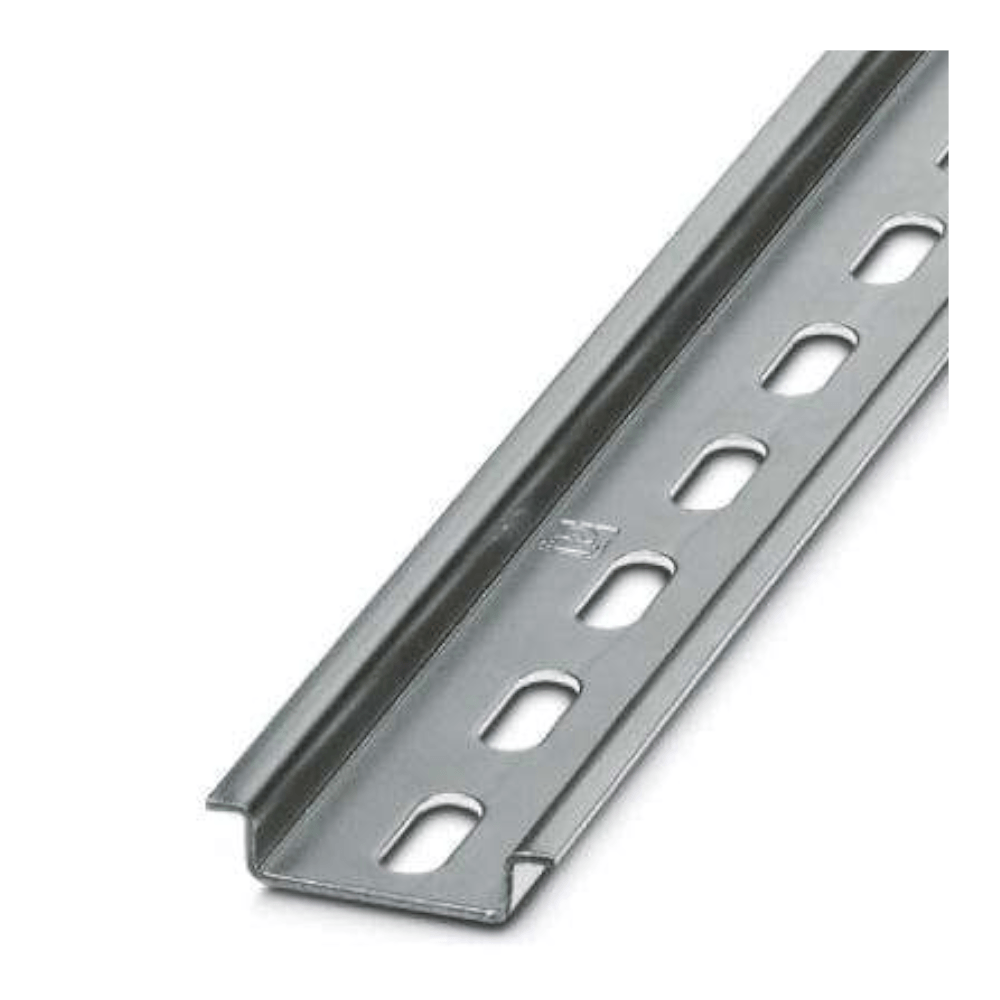 Trilho TS 35x7,5 Perfurado Zincado 2mt