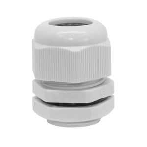 Prensa Cabo Plástico Rosca PG7 Cinza
