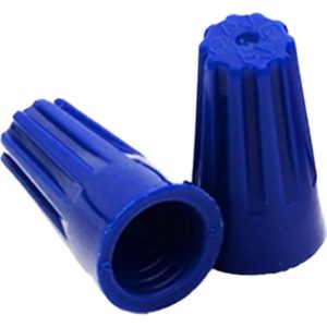 Conector de Torção Nylon 3x1,5mm² Azul c/ 50 und.