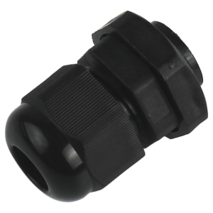 Prensa Cabo Plástico Rosca PG9 Preto